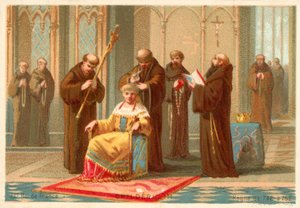 De afzetting van Childerik III, koning der Franken, 752